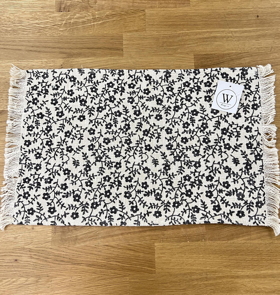Cotton Placemat Grey 19" x 13"