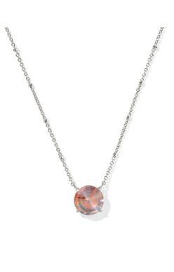 Kendra Scott Jolie Short Pendant Necklace Silver