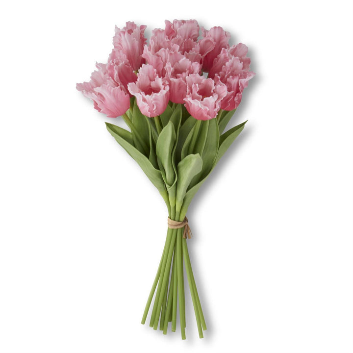 13" Real Touch Parrot Tulip Bundle,12 Stems