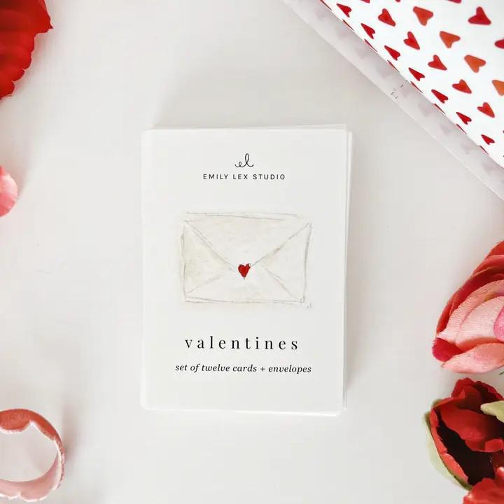 S/12 Cards + Envelopes - emily lex