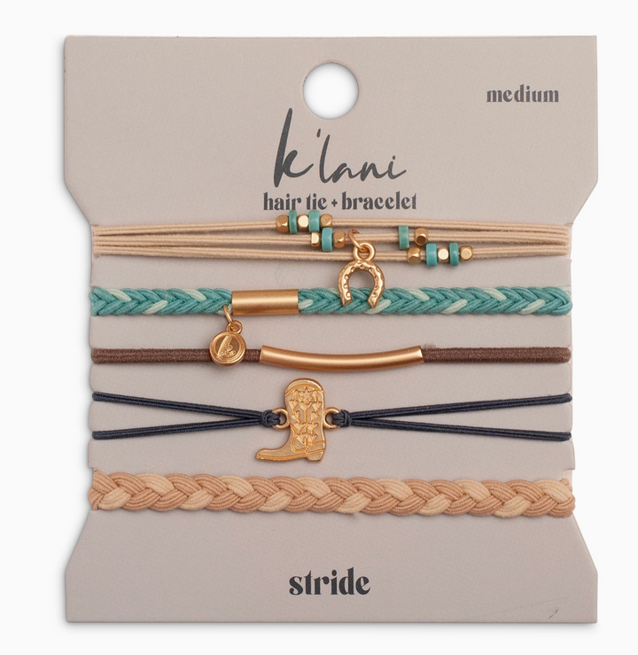 K'Lani Stride Hair Tie Bracelet Pack