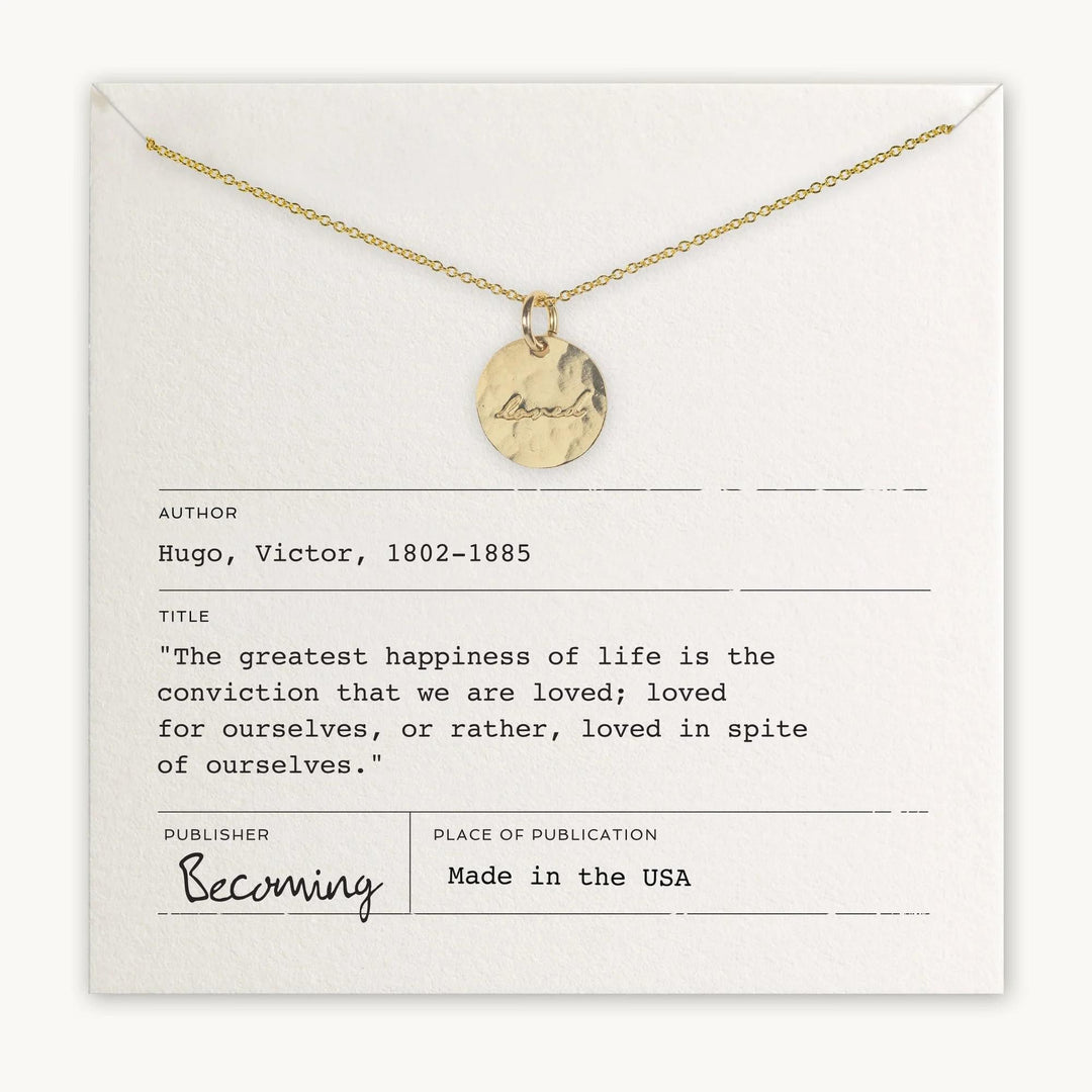 Becoming Necklace - Gold