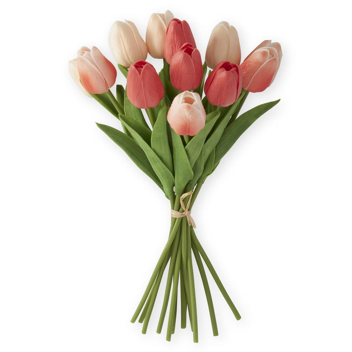 13" Real Touch Mini Tulip Bundle, 12 Stems