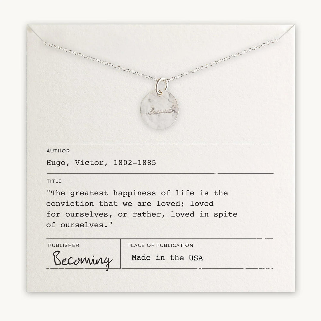 Becoming Necklace - Silver