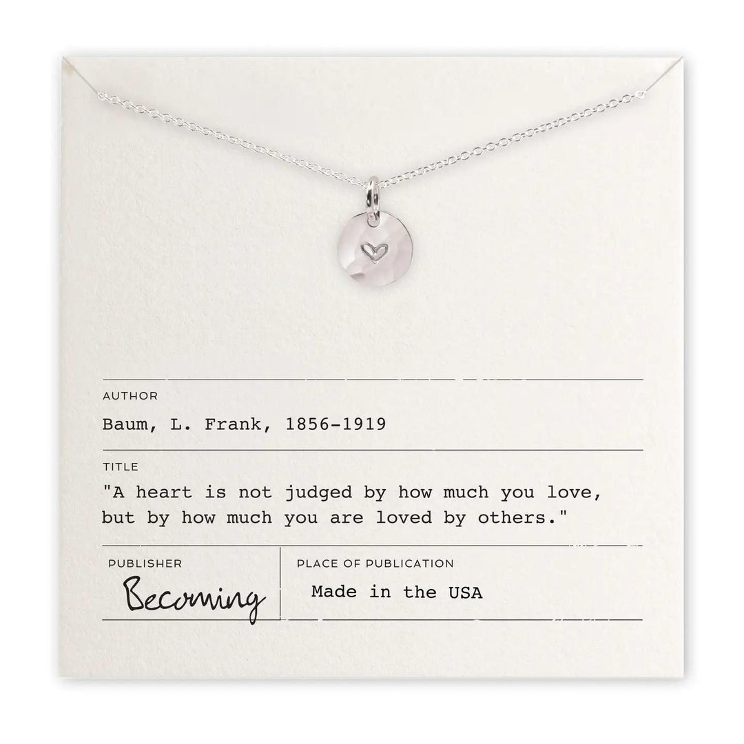 Becoming Necklace - Silver