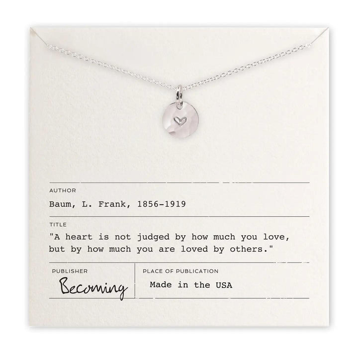 Becoming Necklace - Silver