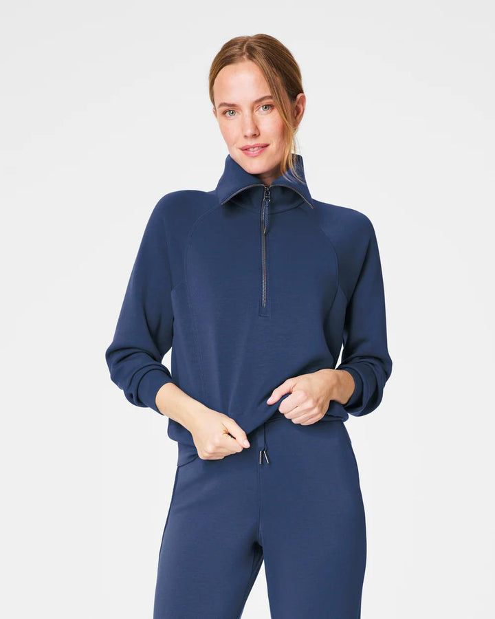 AirEssentials Half Zip Faded Indigo