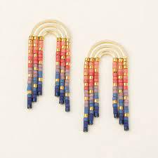 Chromacolor Miyuki Rainbow Fringe Earrings - Scout Curated Wears