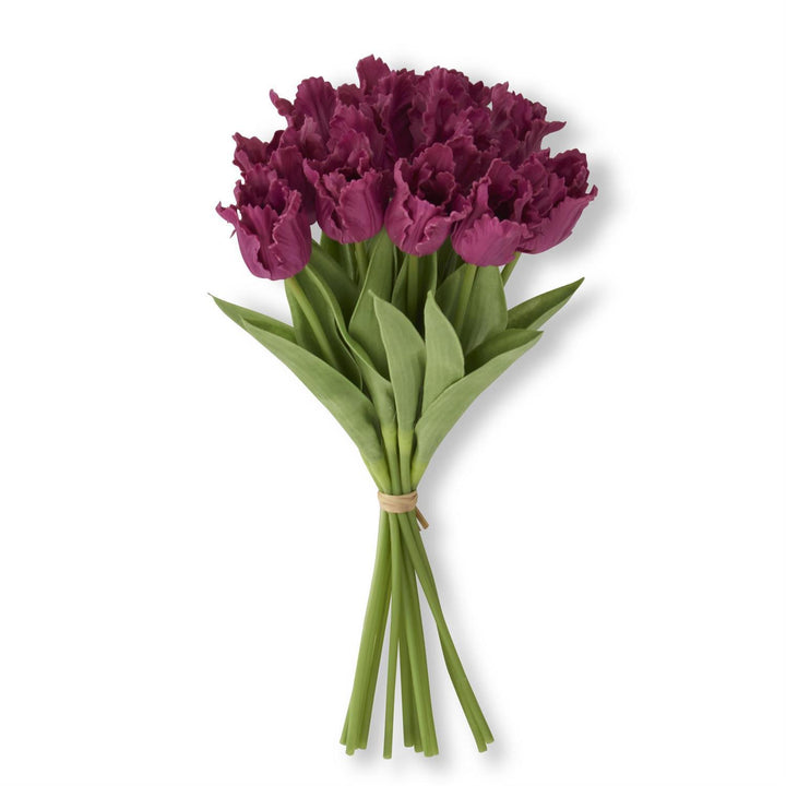 13" Real Touch Parrot Tulip Bundle,12 Stems