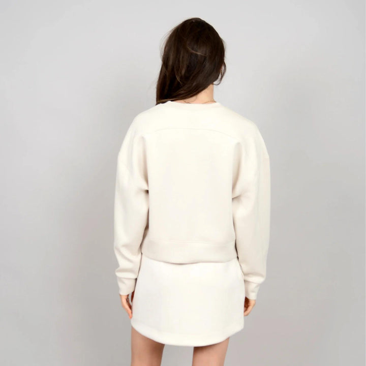 Lucie Crop Pullover Creamery