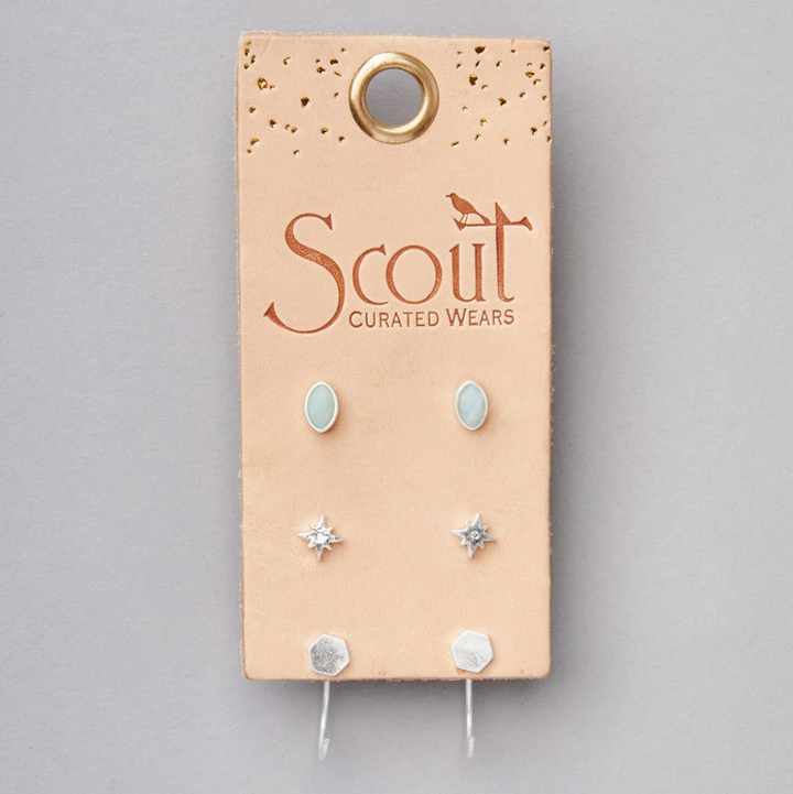Stud Earring Trio - Scout Curated Wears