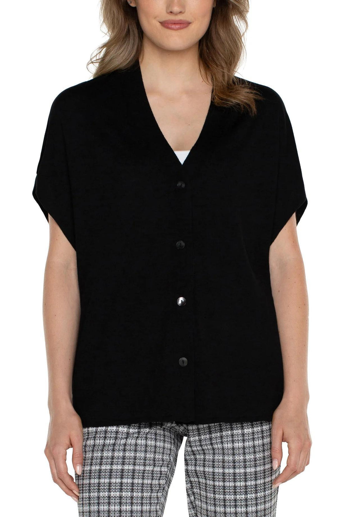 Button Front Dolman Cardigan Sweater