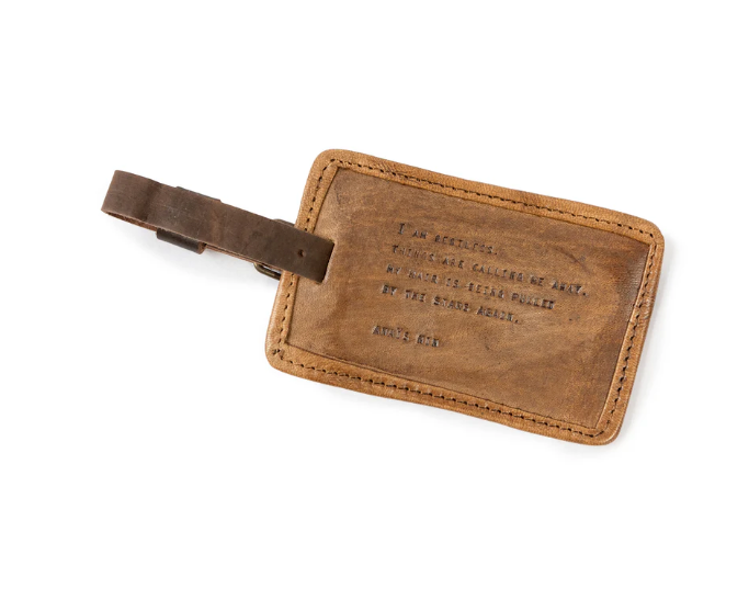 Leather Luggage Tag