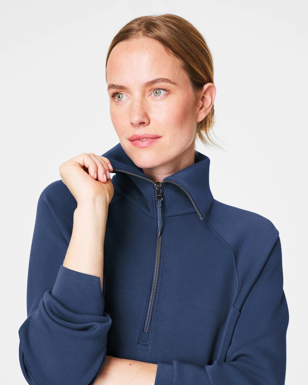 AirEssentials Half Zip Faded Indigo