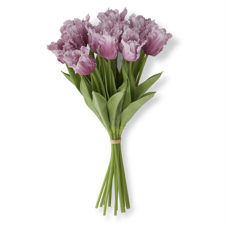 13" Real Touch Parrot Tulip Bundle,12 Stems