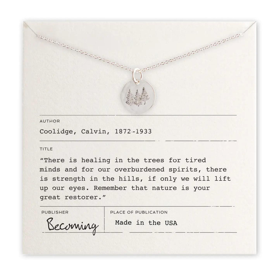 Becoming Necklace - Silver