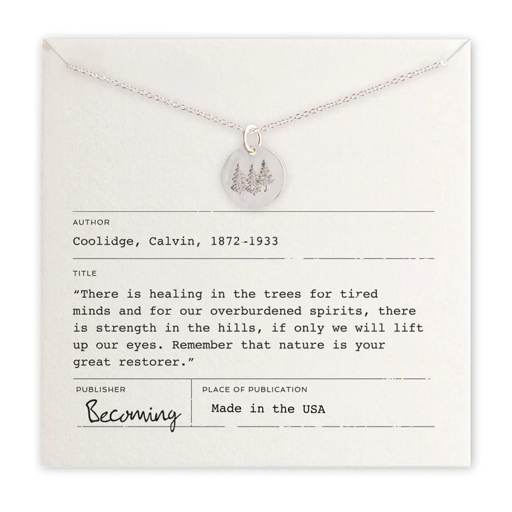 Becoming Necklace - Silver