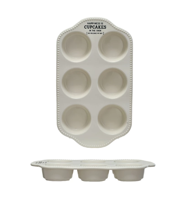 Stoneware Muffin Pan