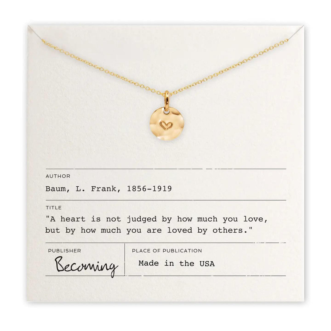 Becoming Necklace - Gold