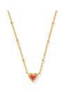 Kendra Scott Mini Ari Heart Satellite Short Pendant Necklace
