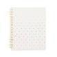 White Perfect Dot Notebook - Sugar Paper