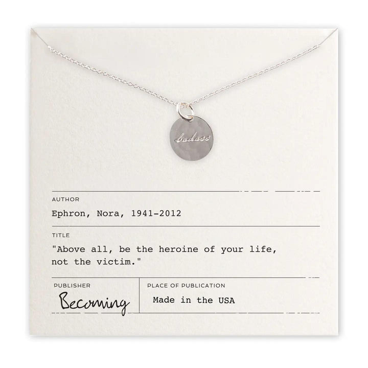 Becoming Necklace - Silver