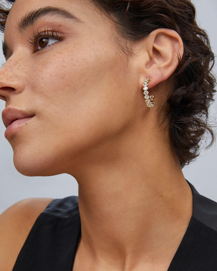 Kendra Scott Cailin Crystal Hoop Earring