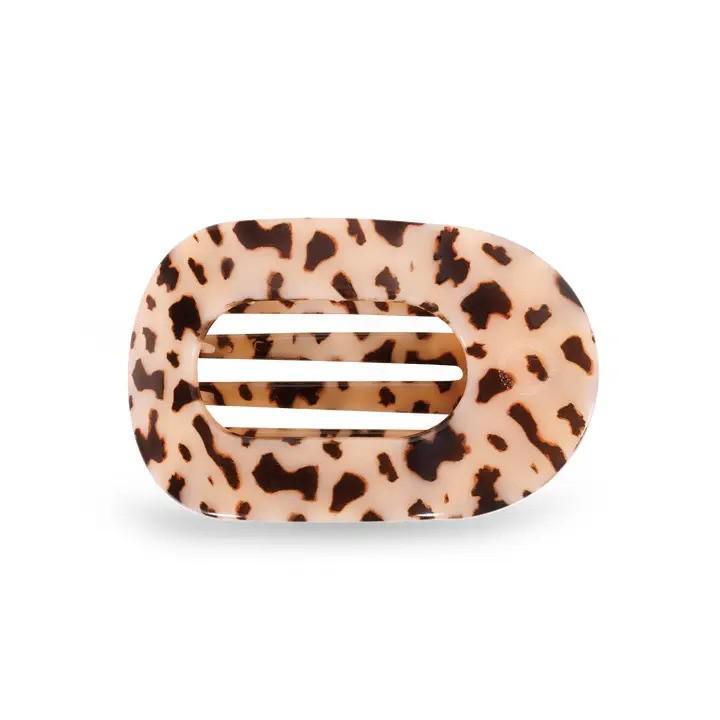 Flat Round Teleties Hair Clip