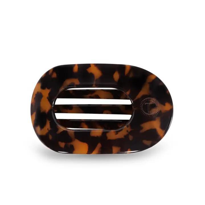 Flat Round Teleties Hair Clip