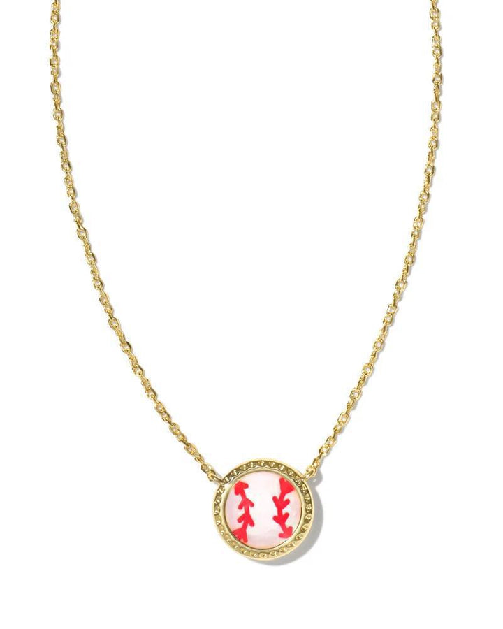 Kendra Scott Baseball Short Pendant