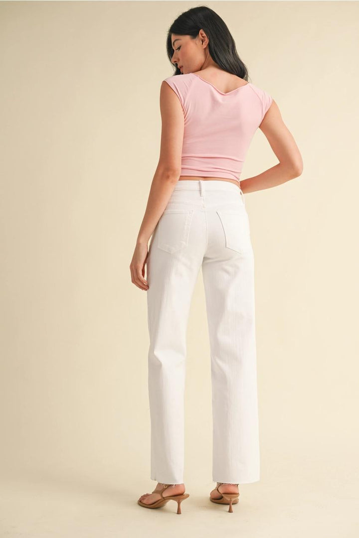Scissor Cut Slim Palazzo