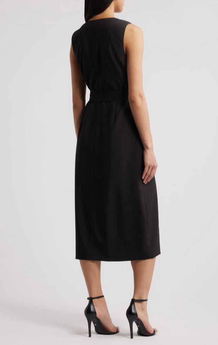 Belted Sundress Black