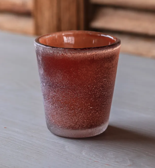 Terra Aged Glass Votive
