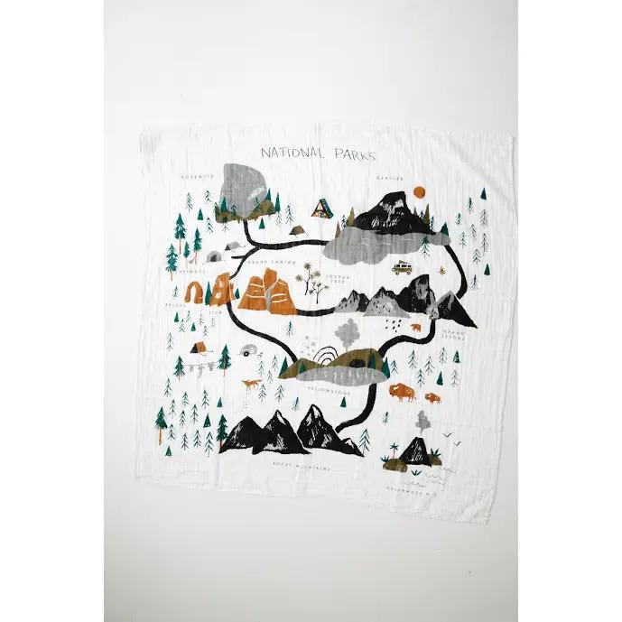 National Parks Swaddle - Clementine Kids
