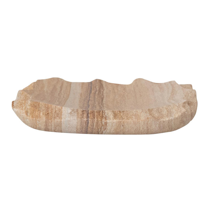 Rainbow Sandstone Soap Dish w/ Raw Edge
