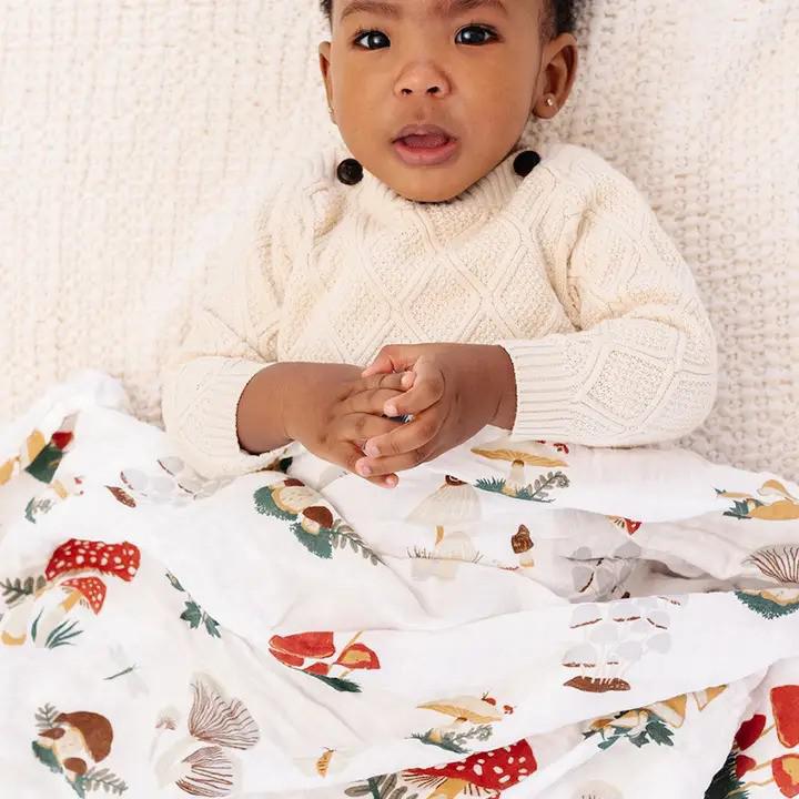 Mushroom Swaddle - Clementine Kids