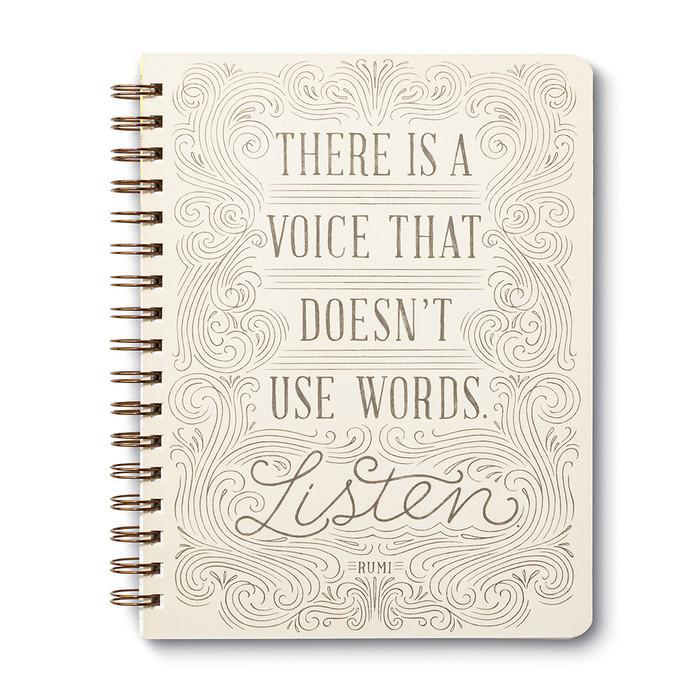 Spiral Notebook - There is a Voice