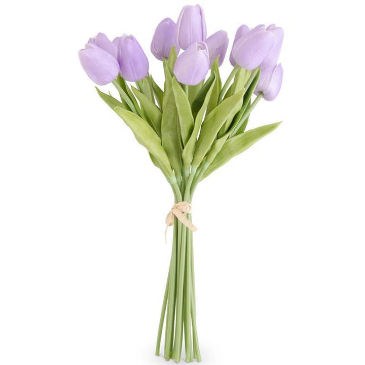 13" Real Touch Mini Tulip Bundle, 12 Stems