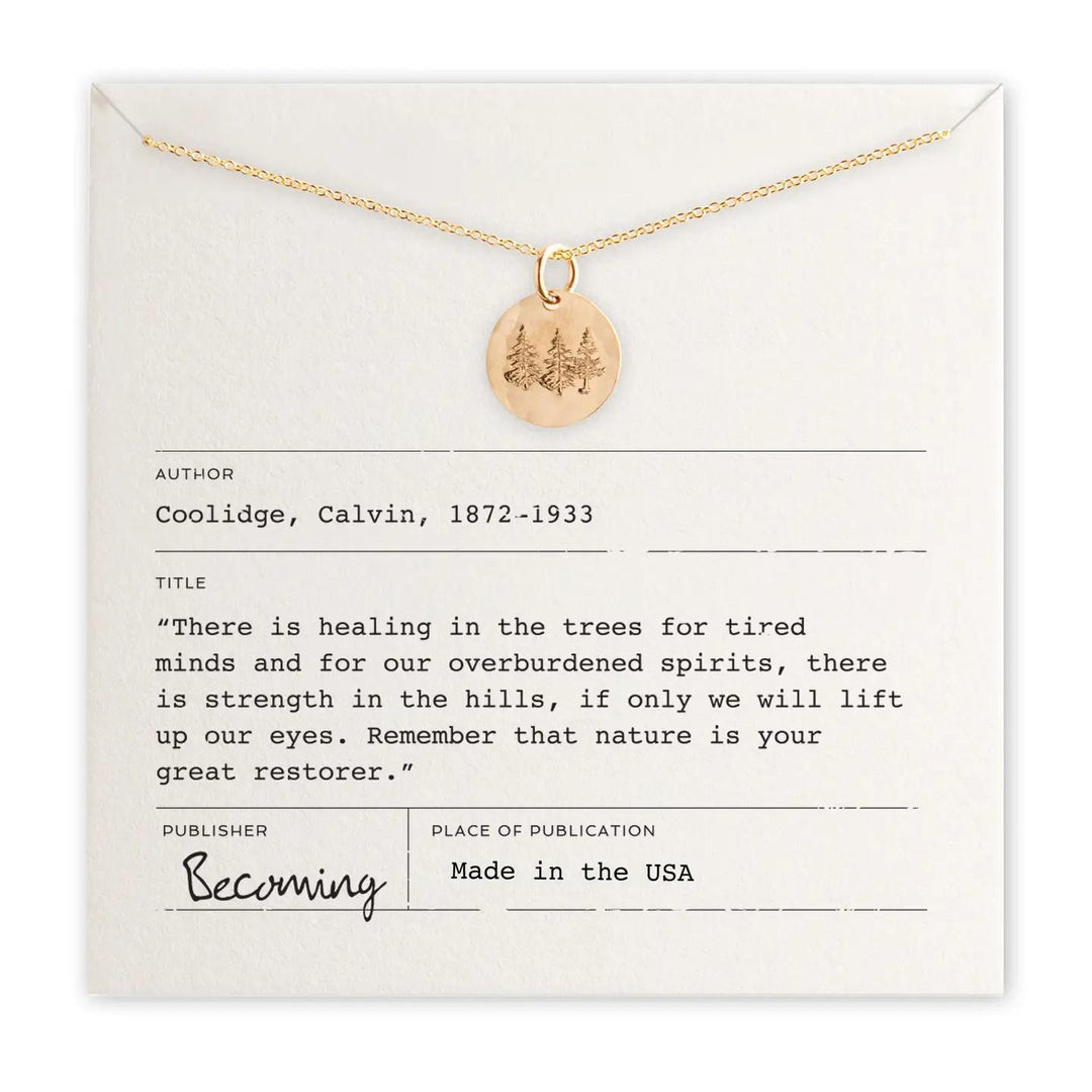 Becoming Necklace - Gold