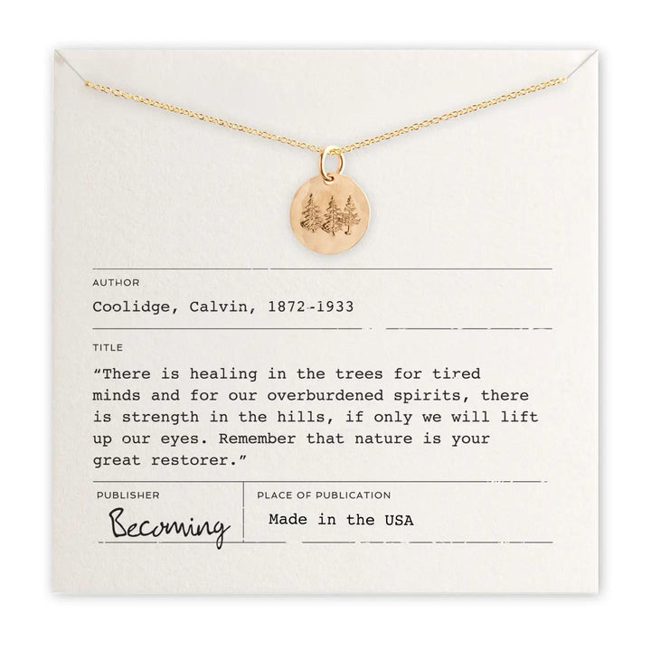 Becoming Necklace - Gold