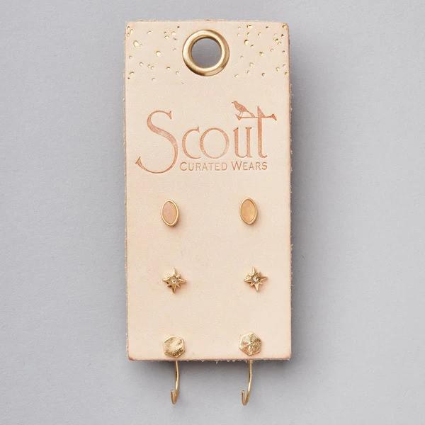 Stud Earring Trio - Scout Curated Wears