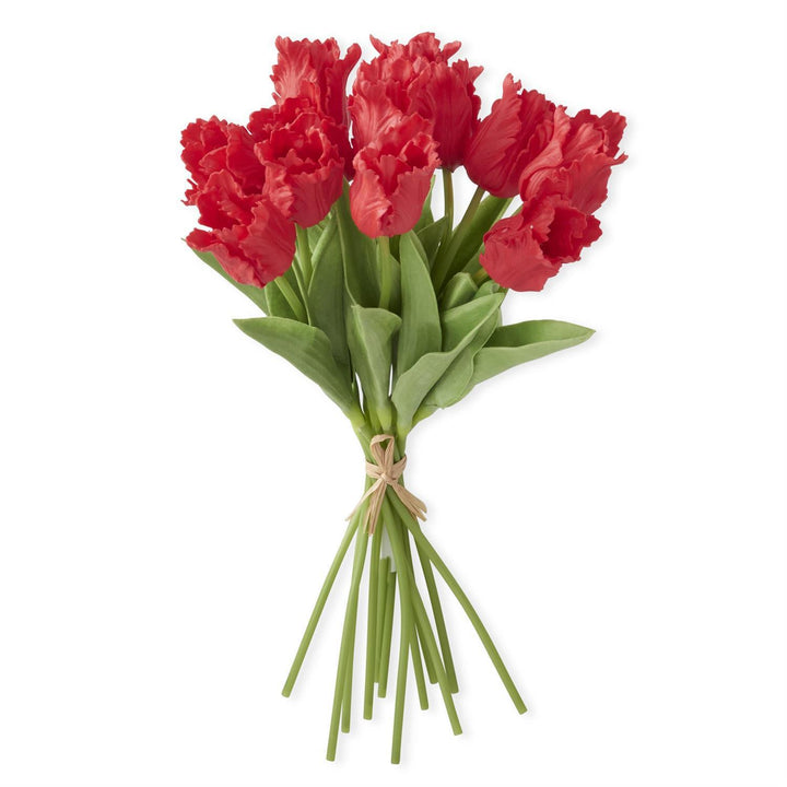 13" Real Touch Parrot Tulip Bundle,12 Stems