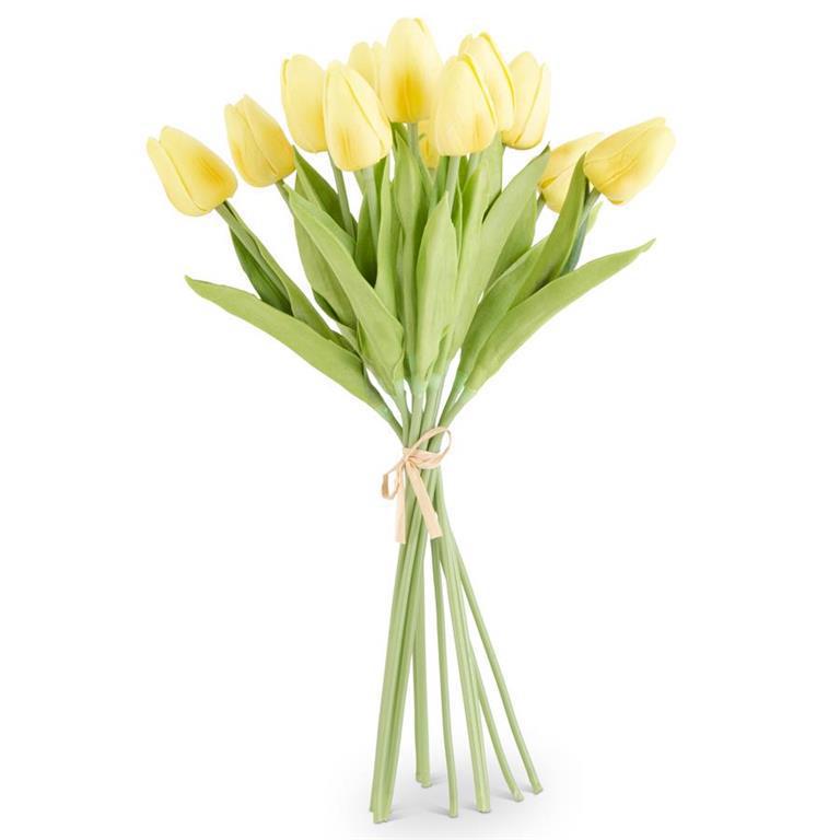 13" Real Touch Mini Tulip Bundle, 12 Stems