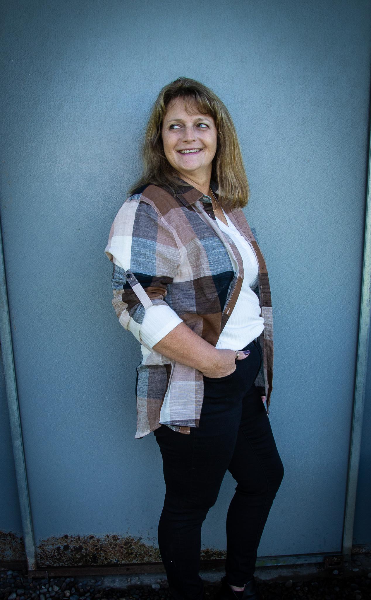 Kayla Button Down
