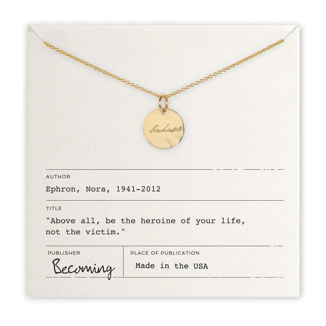 Becoming Necklace - Gold