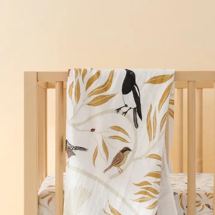 For the Birds Swaddle - Clementine Kids