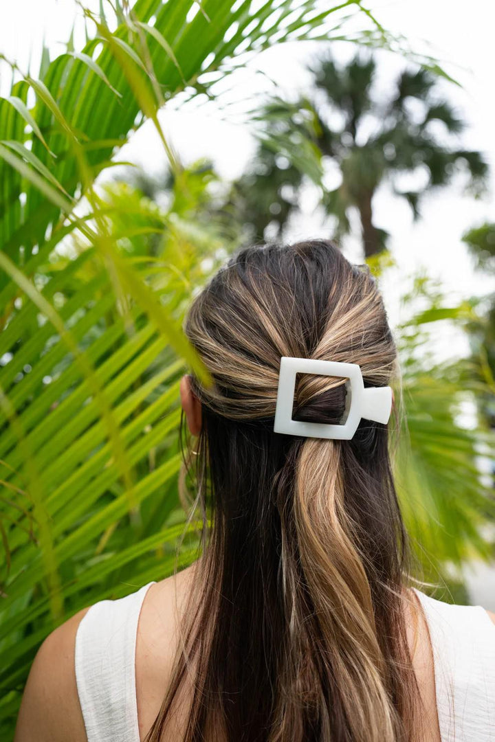 Flat Square Teleties Hair Clip