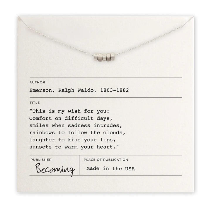 Becoming Necklace - Silver