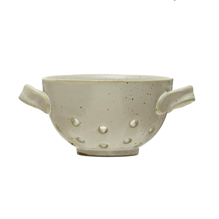 Stoneware Berry Bowl w/ Handles