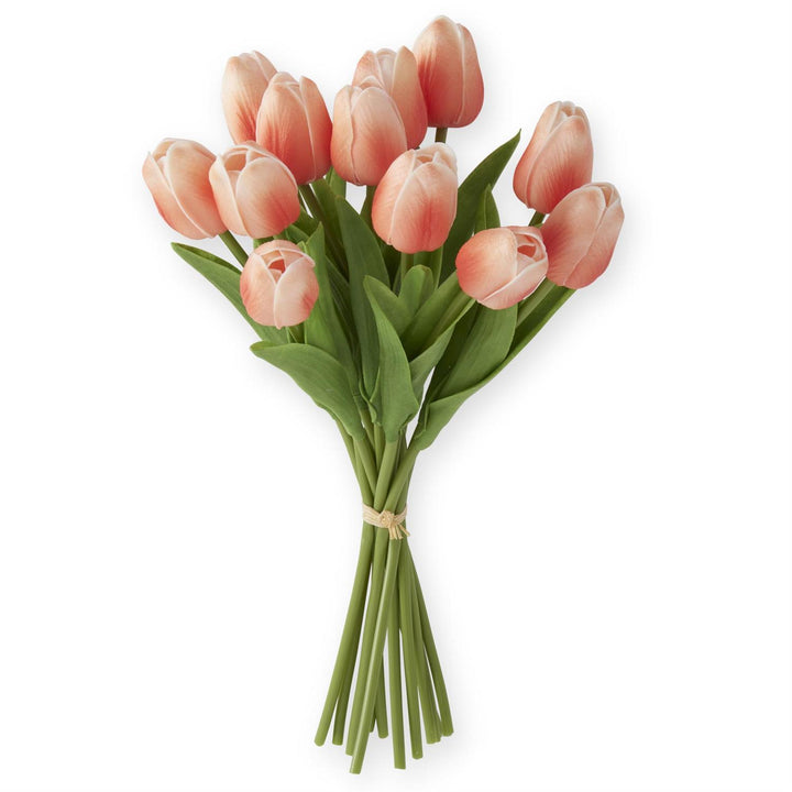 13" Real Touch Mini Tulip Bundle, 12 Stems